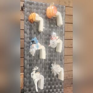 Bath & Body Works Holiday Wallflower Plugs - Orange, Blue, Silver